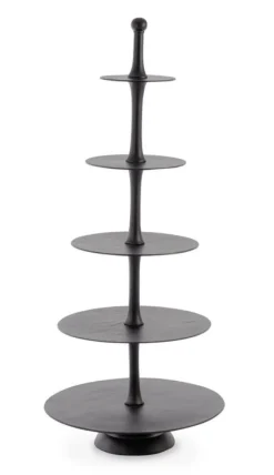 New Bizzotto ALZATA 5P DECORATIVA MALLET NERO H152