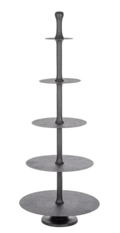 Hot Bizzotto ALZATA 5P DECORATIVA RIDHI NERO H159