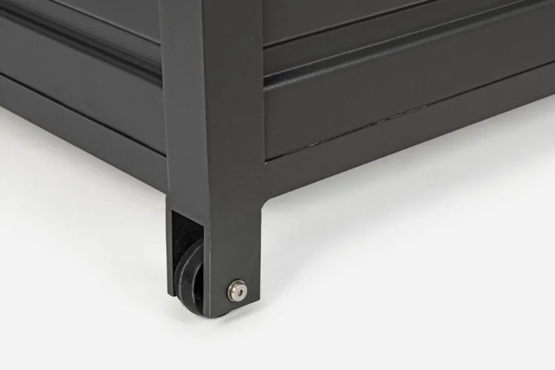 Bizzotto BAULE PORTA CUSCINI LARGE CON RUOTE ANTRACITE YK13 - ATLANTIC