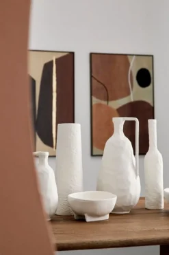 New Bizzotto BOTTIGLIA DECORATIVA HISAR BIANCO H35