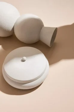 Best Bizzotto BOTTIGLIA DECORATIVA RIDHI BIANCO H32,5