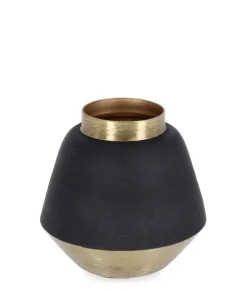 Sale Bizzotto BOTTIGLIA DECORATIVA SAAD ORO NERO H8