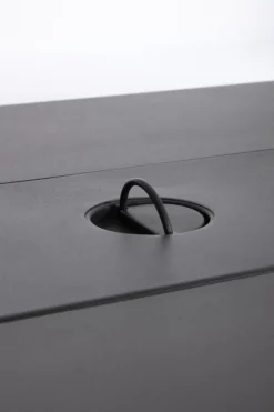 New Bizzotto CAMINO A GAS WOLKE GRIGIO SCURO 110X65