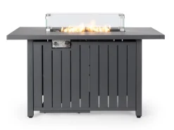 Bizzotto CAMINO A GAS WOLKE GRIGIO SCURO 109X59