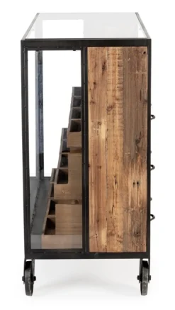 Discount Bizzotto CASSETTIERA 12C MINDIL C-RUOTE H95,5