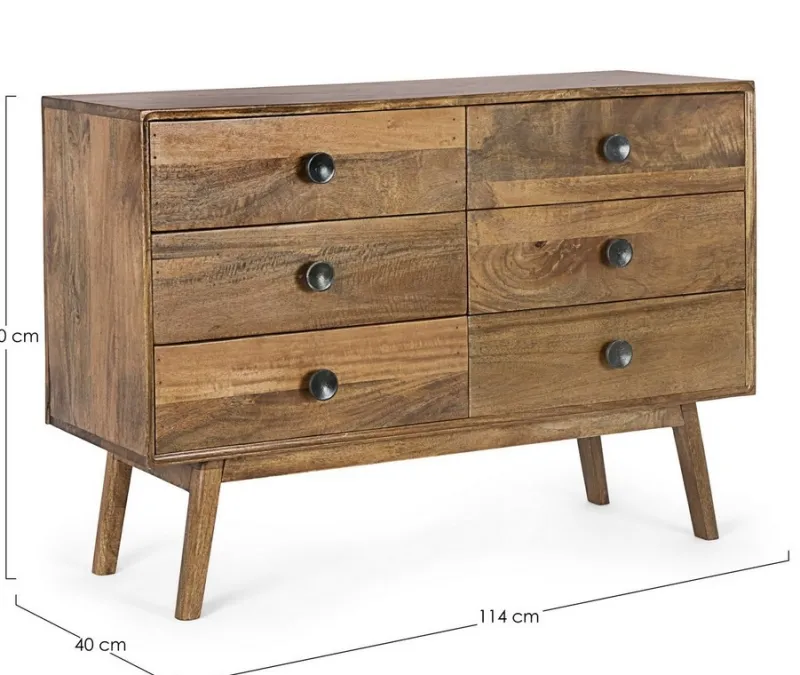 Online Bizzotto CASSETTIERA IN LEGNO - SYLVESTER