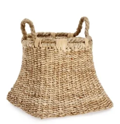 Clearance Bizzotto CESTA 2M THIARA QU NATURALE 49X40H