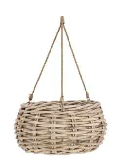 Outlet Bizzotto CESTA SOSP. YULIA GRIGIO D60X30H