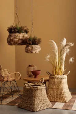 New Bizzotto CESTA SOSP. YULIA NATURALE D40X20H