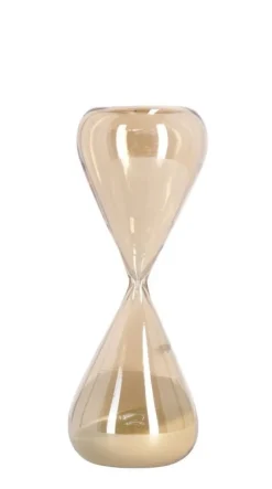 Discount Bizzotto CLESSIDRA KRONOS AMBRA-BIANCO H21,5