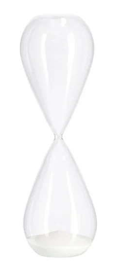 Outlet Bizzotto CLESSIDRA KRONOS TRASPARENT-BIANCO H38,3