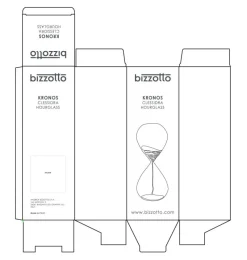 Clearance Bizzotto CLESSIDRA KRONOS TRASPAREN-MARRONE H38,3