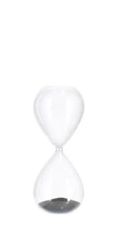 Discount Bizzotto CLESSIDRA KRONOS TRASPARENTE-NERO H20,3