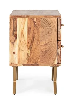 Clearance Bizzotto COMODINO IN LEGNO - RAIDA