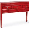 Sale Bizzotto CONSOLLE IN LEGNO ROSSO - JINAN