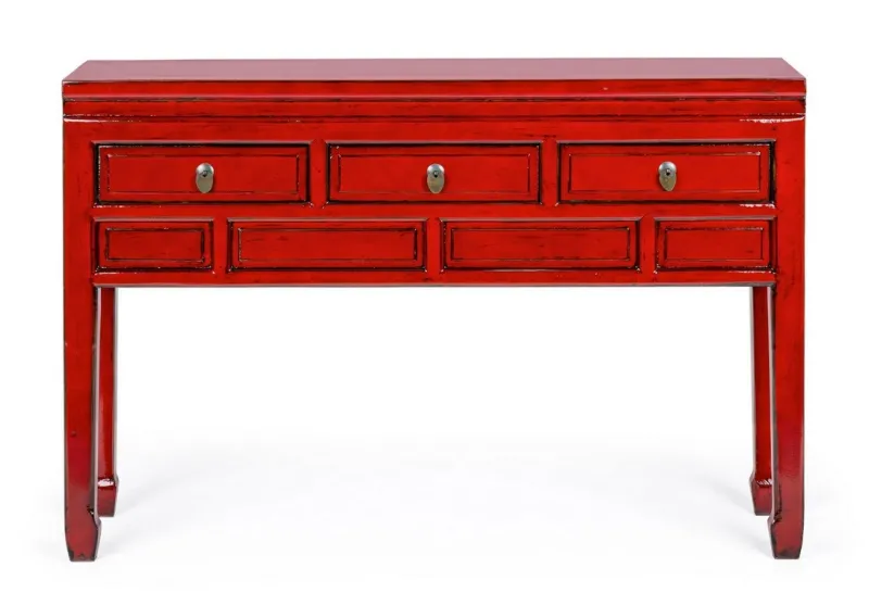 Sale Bizzotto CONSOLLE IN LEGNO ROSSO - JINAN