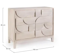 New Bizzotto CREDENZA 2 ANTE IN LEGNO - ARCHITA