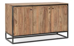 Outlet Bizzotto CREDENZA 3 ANTE IN LEGNO SHEESHAM - NARTAN