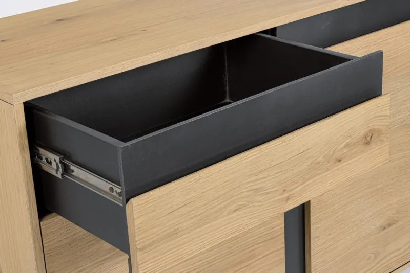 New Bizzotto CREDENZA 1 CASSETTO IN LEGNO - STANWOOD