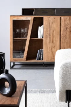 Discount Bizzotto CREDENZA ALTA IN LEGNO - JANAK