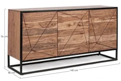 Sale Bizzotto CREDENZA IN LEGNO 3 ANTE - EGON