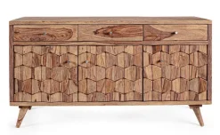 Clearance Bizzotto CREDENZA IN LEGNO 3 ANTE - KANT