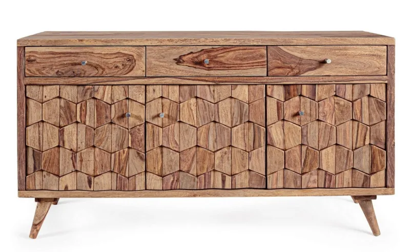 Clearance Bizzotto CREDENZA IN LEGNO 3 ANTE - KANT