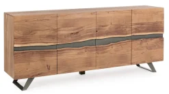 Clearance Bizzotto CREDENZA IN LEGNO 4 ANTE - ARON