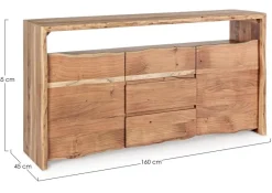 Discount Bizzotto CREDENZA IN LEGNO - ENEAS