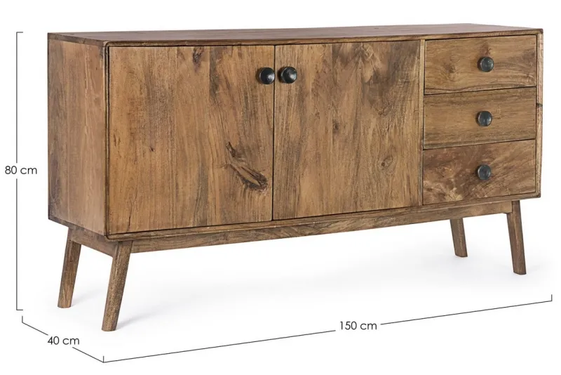 Clearance Bizzotto CREDENZA IN LEGNO - SYLVESTER