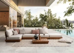 Sale Bizzotto CUSCINO CHANDER BIANCO-NATURALE 80X80