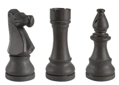 Discount Bizzotto DECORAZIONE CHESS 3FIGURE ANTRACITE ASS3