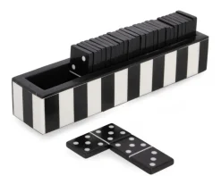 Best Bizzotto DECORAZIONE DOMINO FORTUNE NERO 20,5X4,5