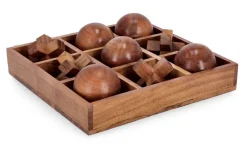 Bizzotto DECORAZIONE TRIS FORTUNE LEGNO 28,5X28,5