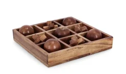 Clearance Bizzotto DECORAZIONE TRIS FORTUNE LEGNO 23,5X23,5