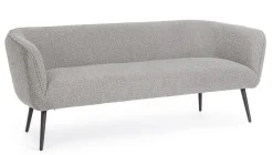 Discount Bizzotto DIVANO 3 POSTI EFFETTO BOUCLE' GRIGIO - AVRIL