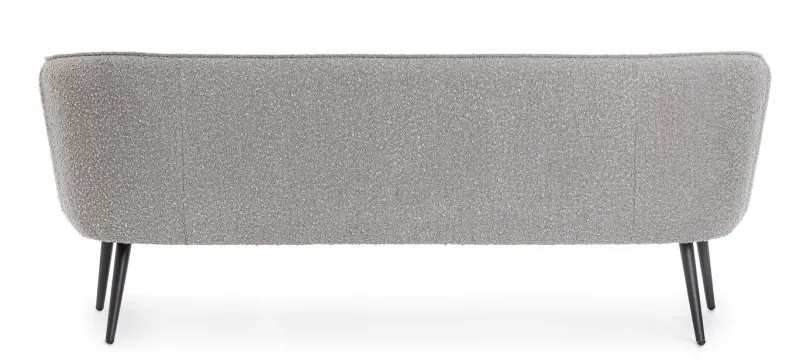 Discount Bizzotto DIVANO 3 POSTI EFFETTO BOUCLE' GRIGIO - AVRIL