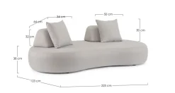 Sale Bizzotto DIVANO C-C COOPER GRAPHITE