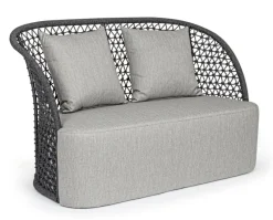 Discount Bizzotto DIVANO CON CUSCINI ANTRACITE - CUYEN