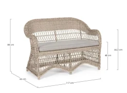 Discount Bizzotto DIVANO IN ALLUMINIO - JUPITER