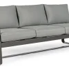 Outlet Bizzotto DIVANO IN ALLUMINIO ANTRACITE YK13 - MERRIGAN
