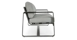Outlet Bizzotto DIVANO IN ALLUMINIO ANTRACITE YK13 - MERRIGAN