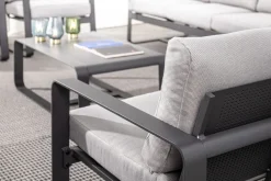 Clearance Bizzotto DIVANO IN ALLUMINIO ANTRACITE YK13 - MERRIGAN