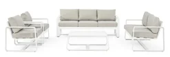 Outlet Bizzotto DIVANO IN ALLUMINIO BIANCO YK11 - MERRIGAN
