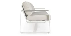 Outlet Bizzotto DIVANO IN ALLUMINIO BIANCO YK11 - MERRIGAN