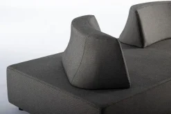 Hot Bizzotto DIVANO IN TESSUTO PER ESTERNO ANTRACITE - PIPER