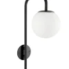 Sale Bizzotto LAMPADA APPLIQUE DELPHINE TO NERO H50