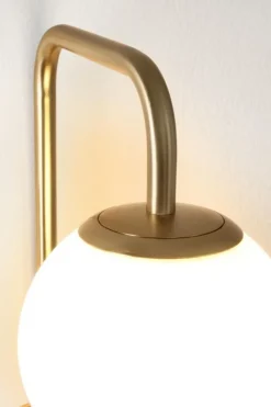 Sale Bizzotto LAMPADA APPLIQUE DELPHINE TO DORATO H50