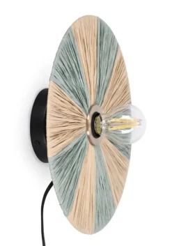 New Bizzotto LAMPADA APPLIQUE KANDA NATURAL AZZUR D33