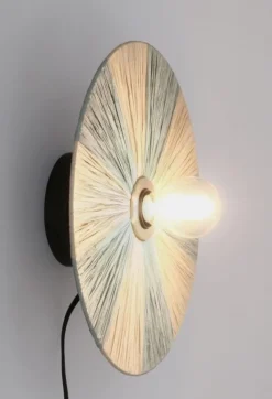 New Bizzotto LAMPADA APPLIQUE KANDA NATURAL AZZUR D33